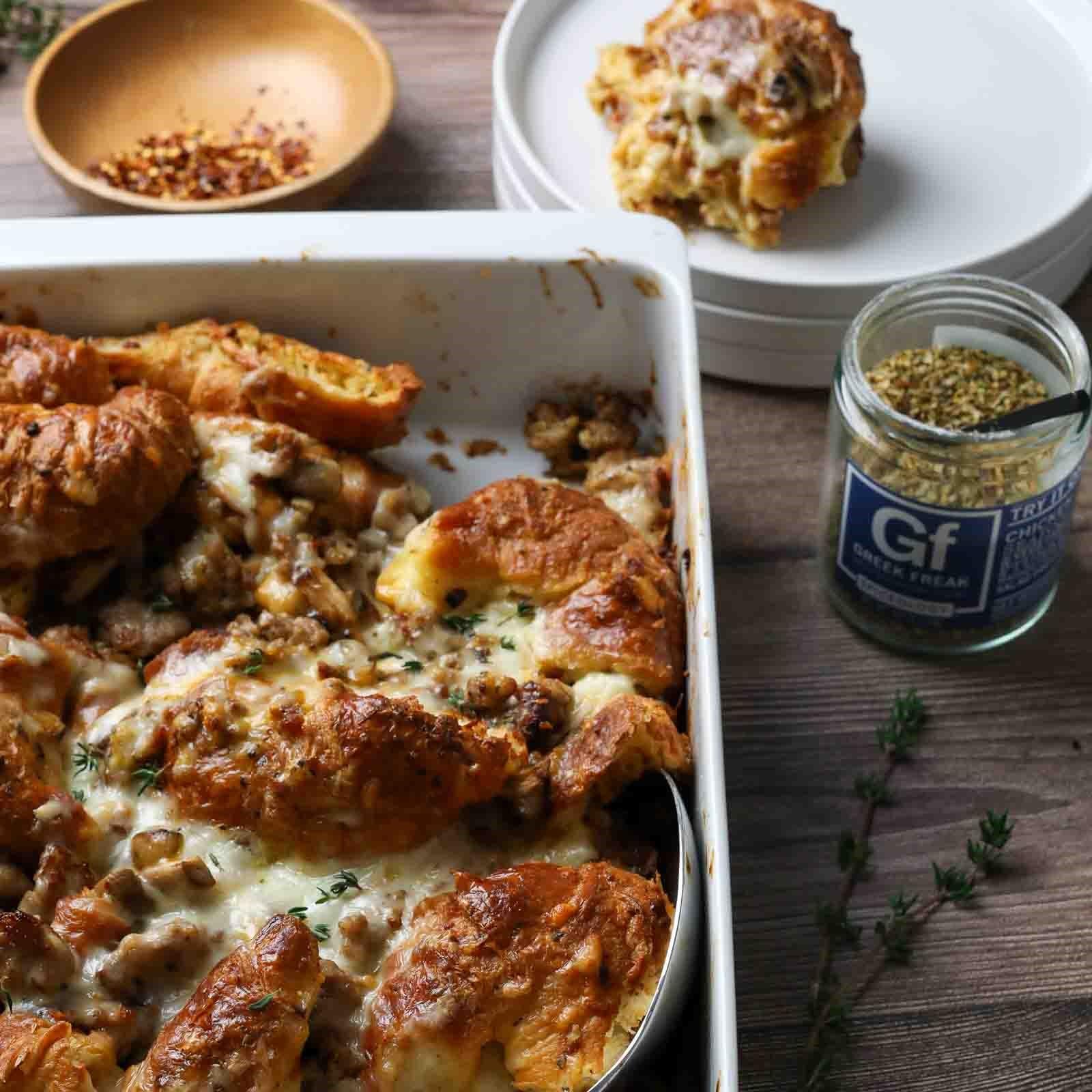 Greek Freak potato herb sizzle adds fragrant, crispy sides
