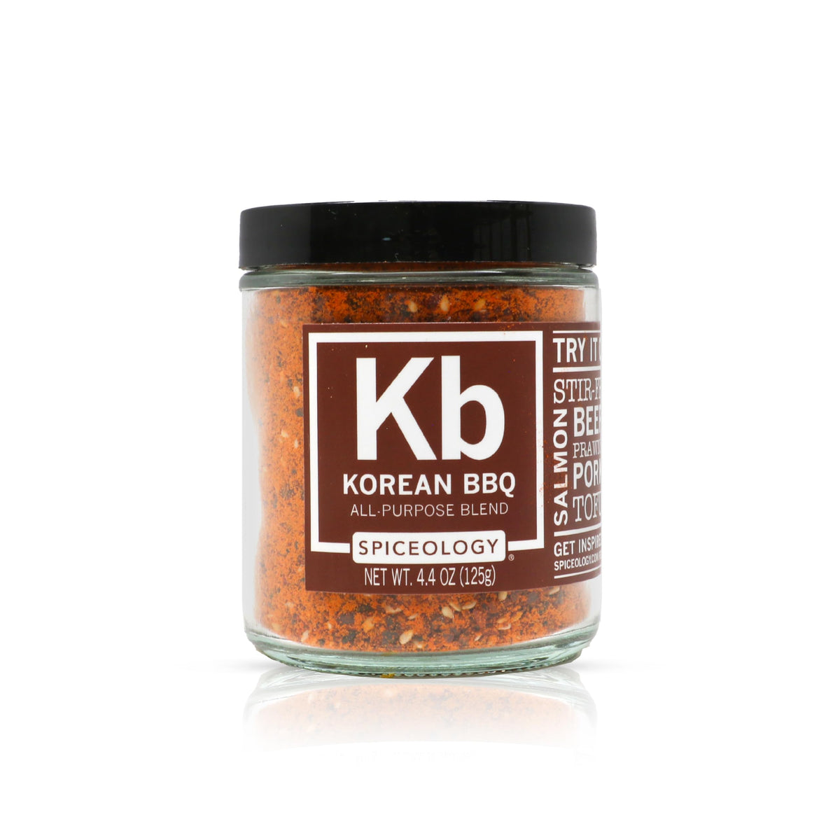 Spiceology Korean BBQ Seasoning bottle pour for smoky-sweet grilling