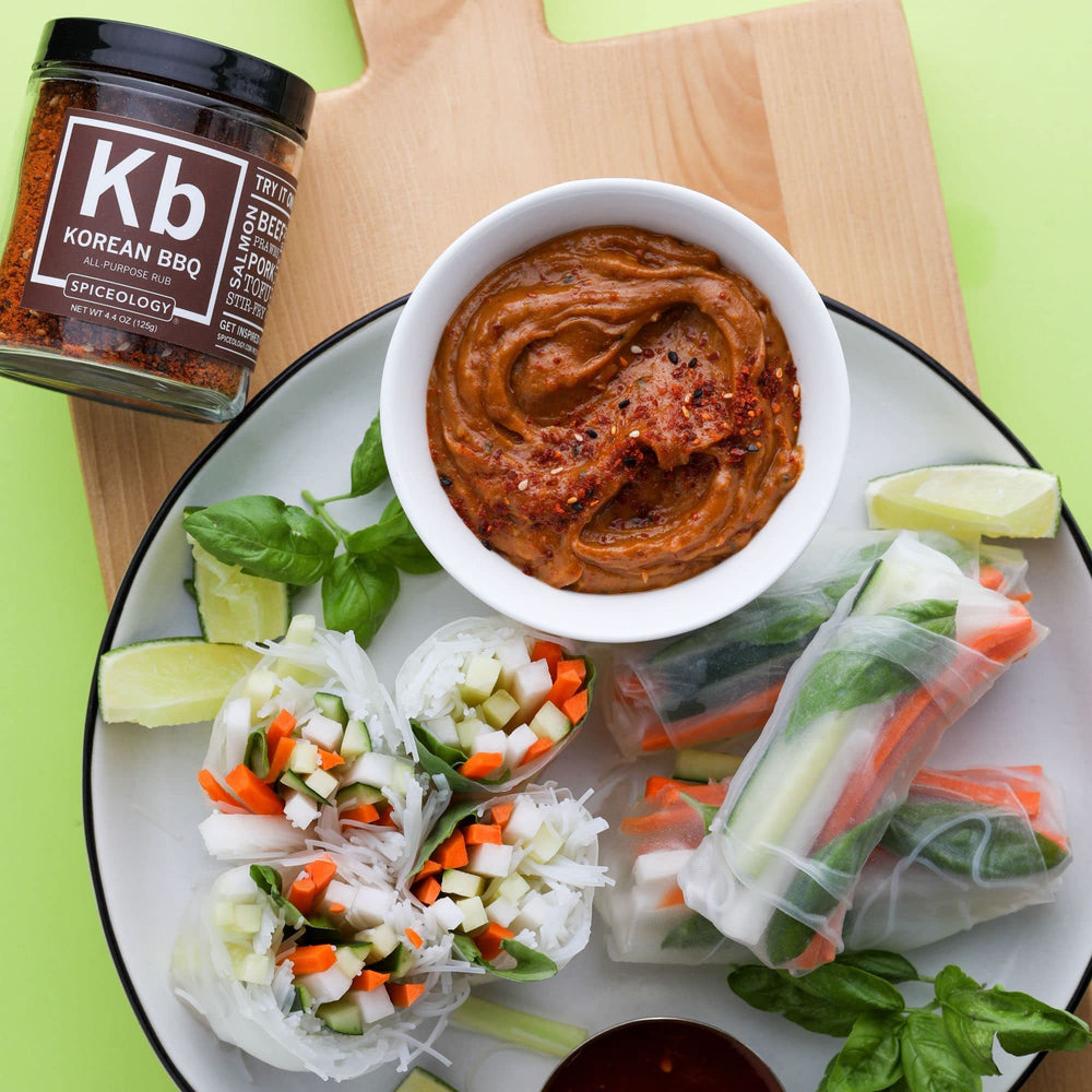 Grilled chicken accented by Korean BBQ rub for juicy flavor