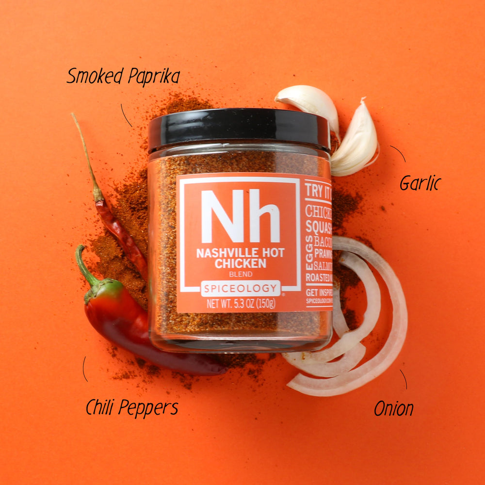 Spiceology Nashville Hot Chicken Tenders showing balanced heat and garlic