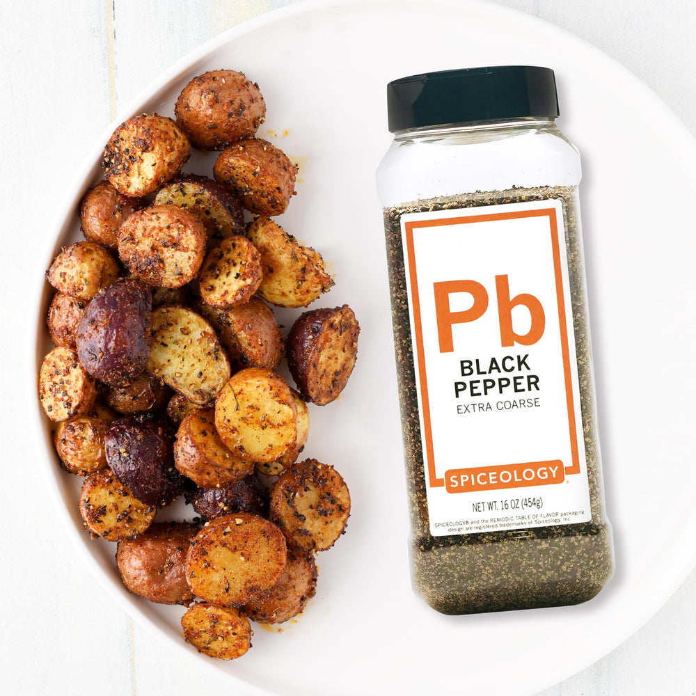 Spiceology Pasta and soup seasoning with black pepper adds warmth to dishes.