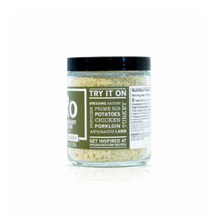Spiceology Rosemary Dijon blend jar close-up showcasing fresh dill and herbs.