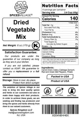Spices Village dehydrated vegetables blend enhances soups and stews with color