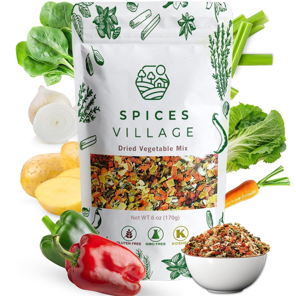 Spices Village dried ramen toppings flakes add crunch and flavor to ramen