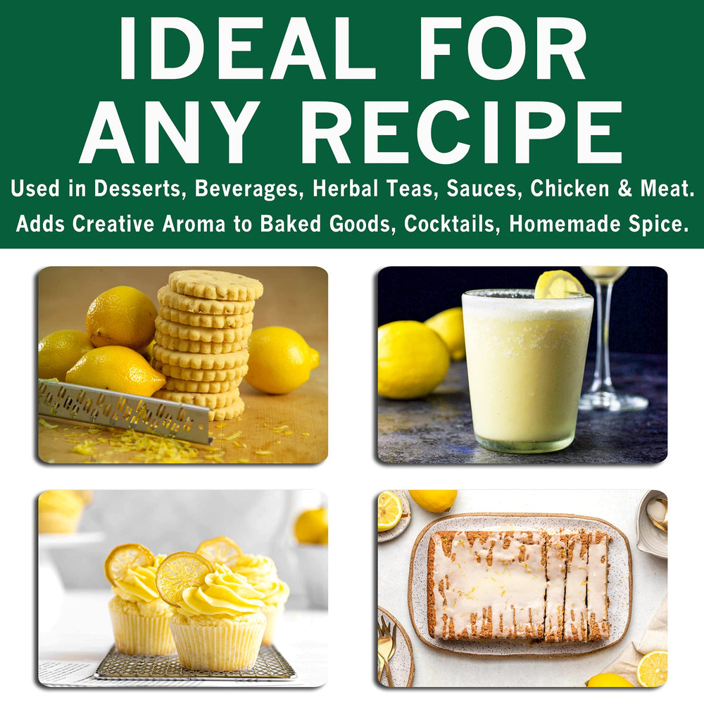 Spices Village natural lemon zest sprinkled on dishes delivers lively citrus notes.