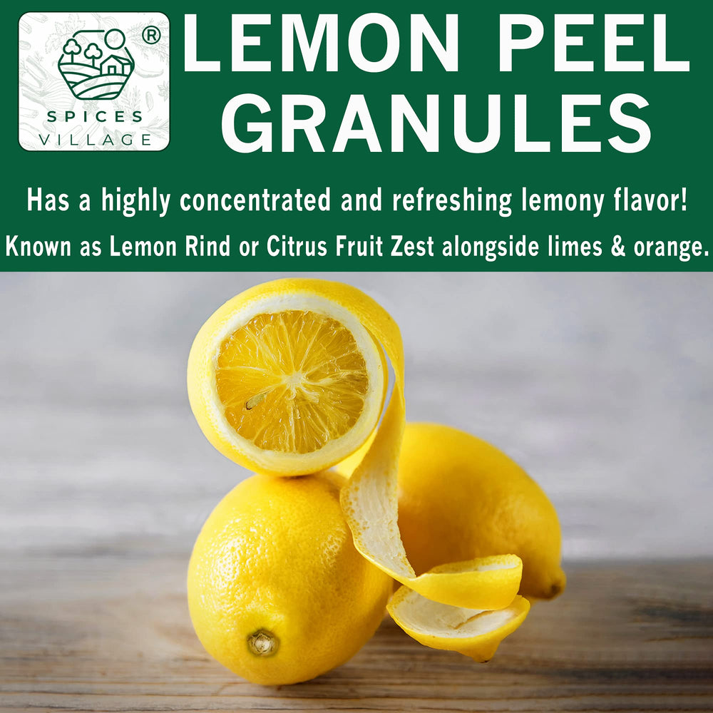 Spices Village lemon zest in tea creates refreshing citrus infusions.