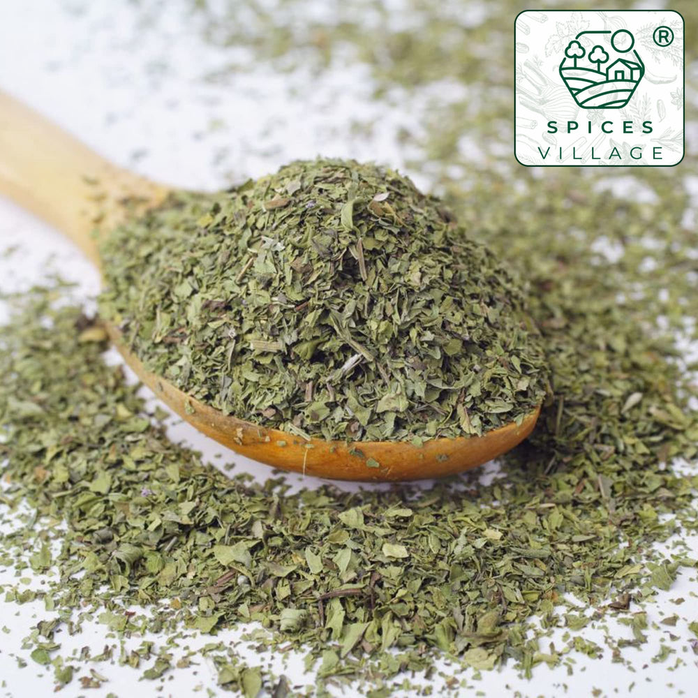 Spices Village premium-quality dried peppermint leaves sourced from premium plants