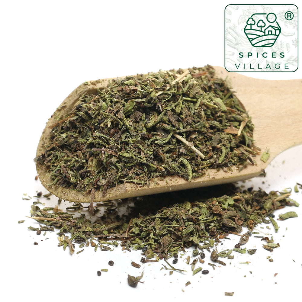Spices Village Summer Savory bulk pack preserves freshness in resealable bag