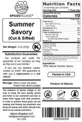 Spices Village Summer Savory tea brew with Mediterranean aroma