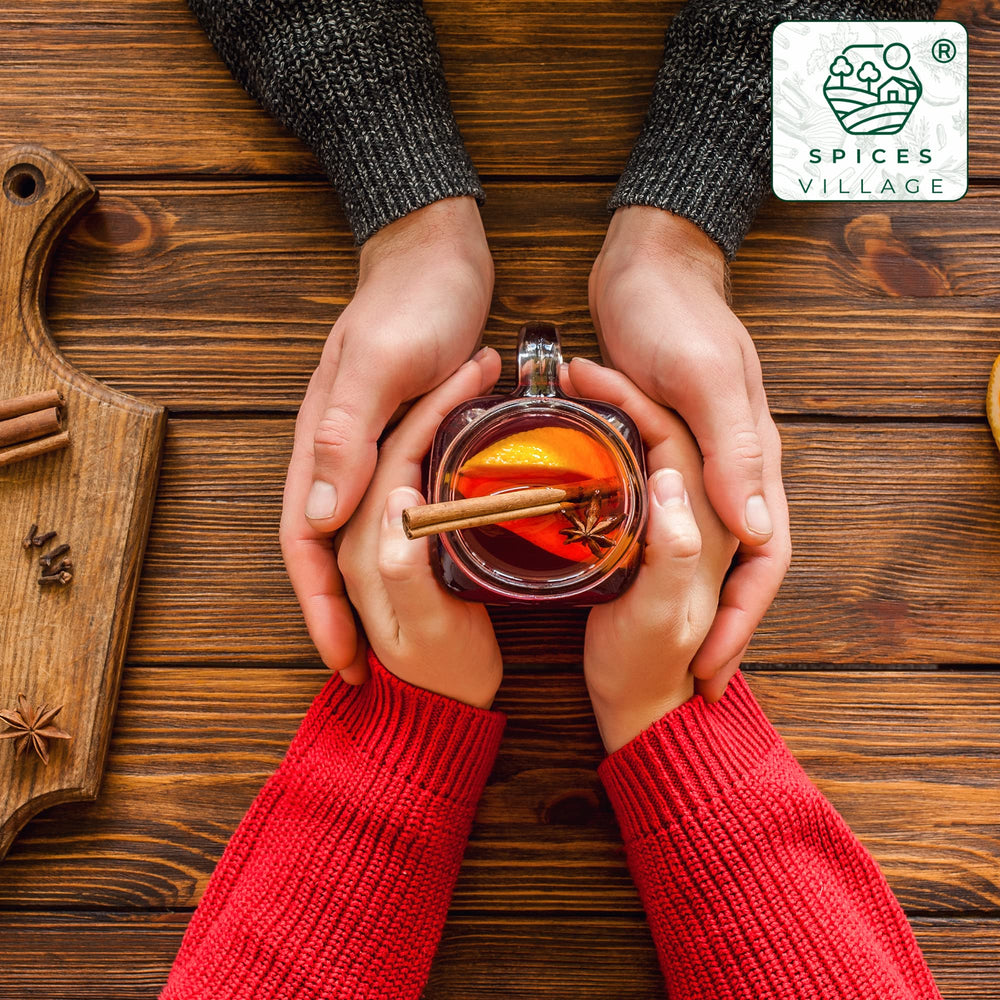 Spices Village uses include tea, baking, and potpourri for a cozy atmosphere