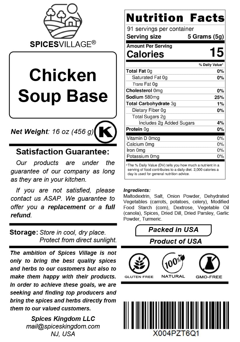 Spices Village vegetarian chicken base dissolving in hot water for ramen