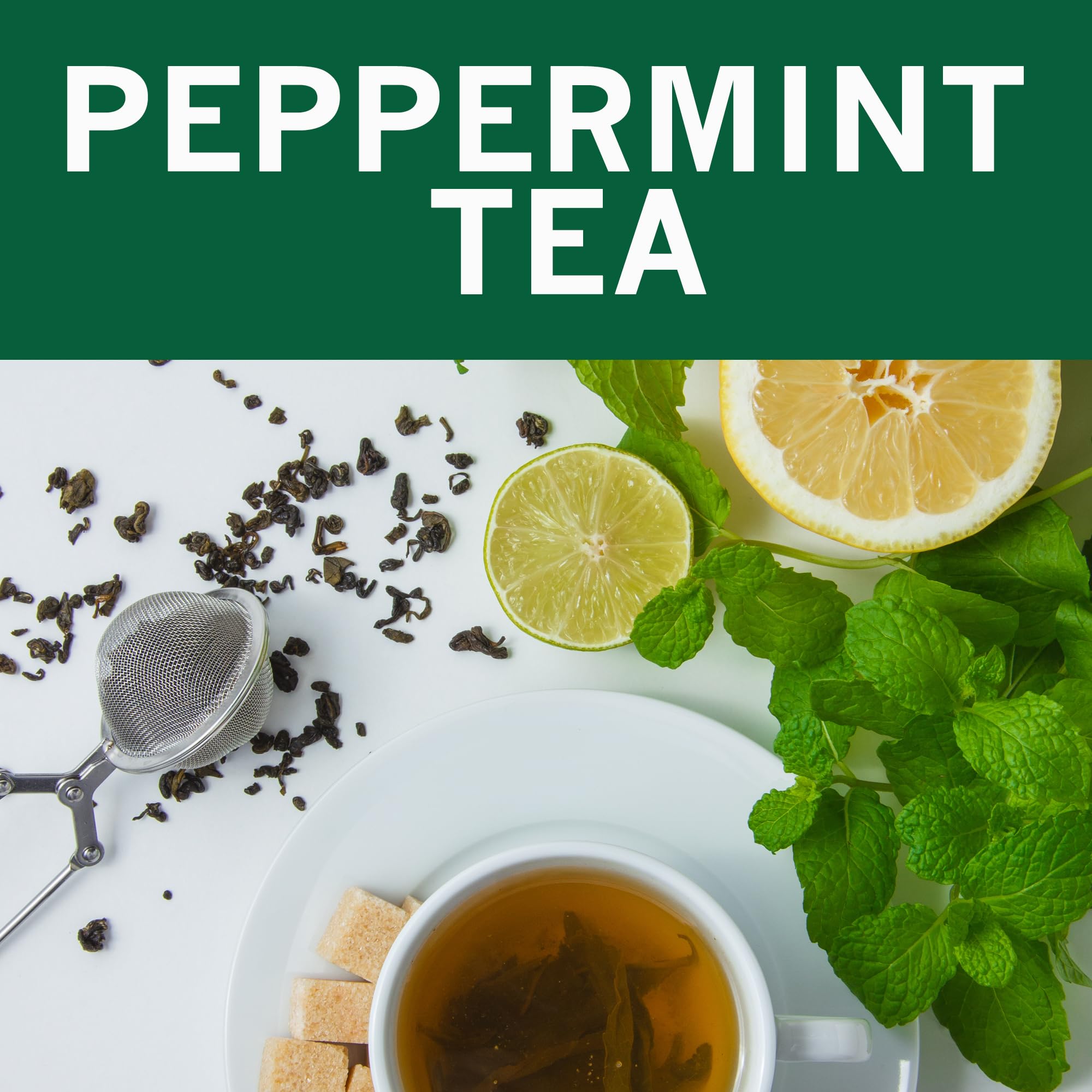 Spices Village peppermint versatility for hot and iced beverages and mixes