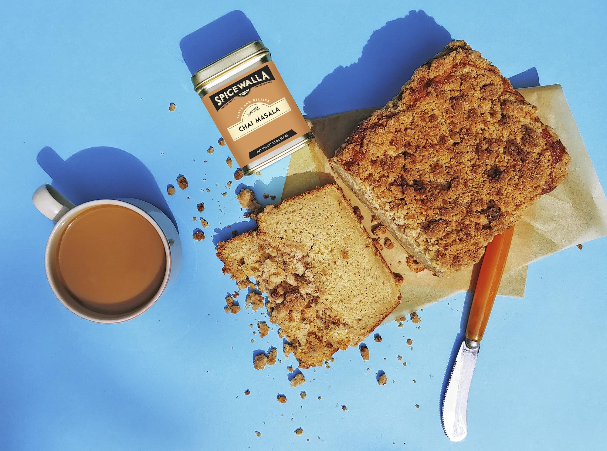 Spicewalla Masala Chai Spice ingredients show bold spice notes.