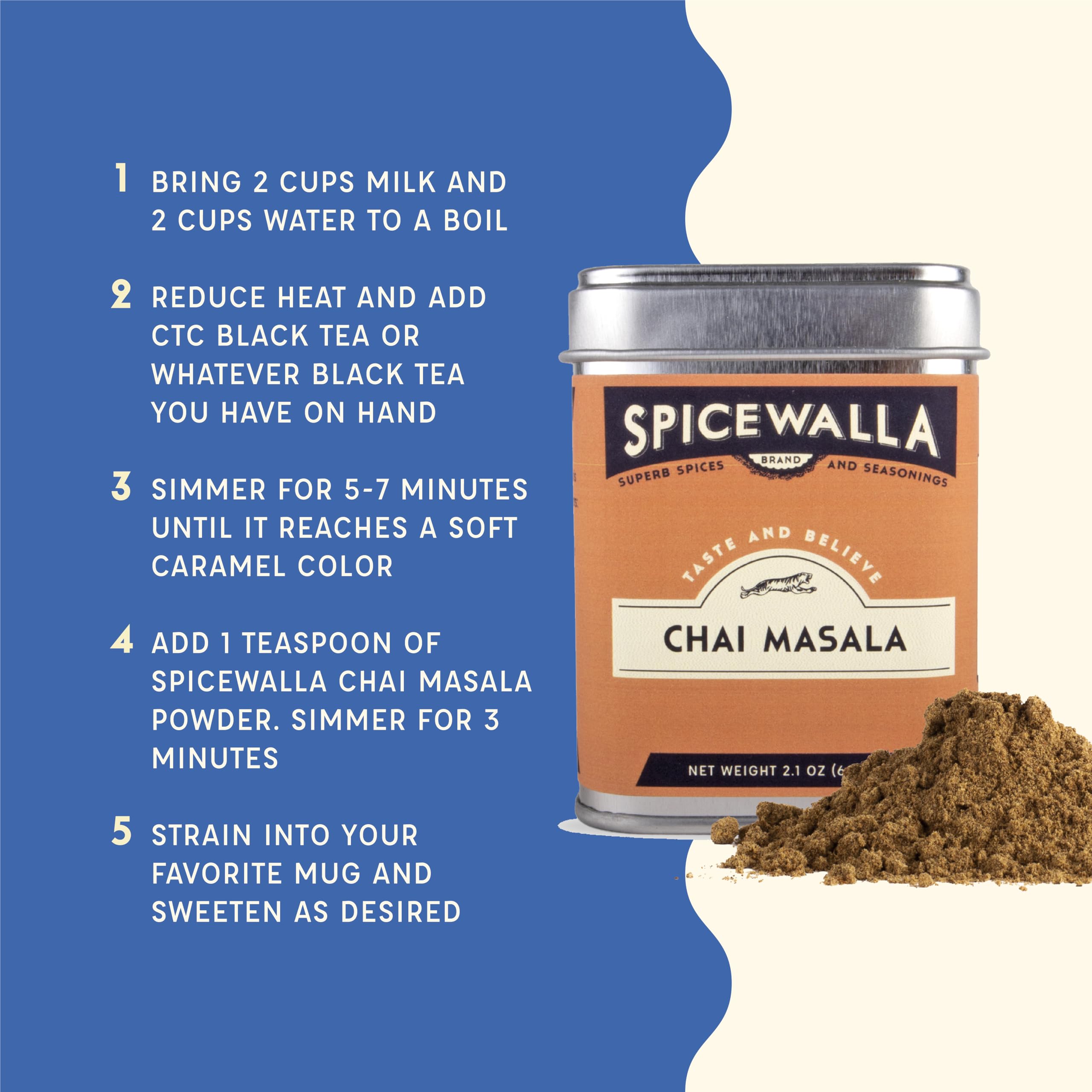 Spicewalla fresh spices roasted in small batches for aroma.