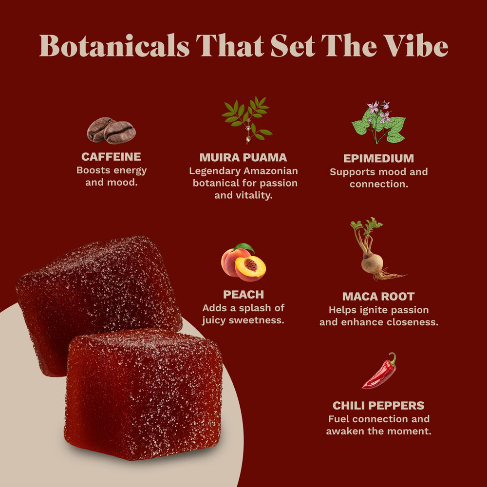 Spicy Cubes maca root muira puama ingredients hint for vitality.