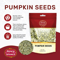 Spicy World AAA-grade pumpkin seeds deliver consistent quality for baking and toppings.