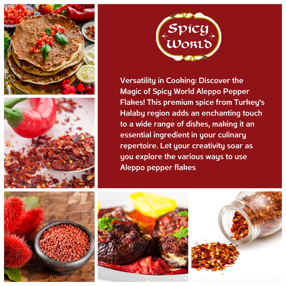 Spicy World Aleppo Pepper Flakes sprinkled on roasted vegetables enhances smoky-sweet notes.