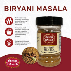 Spicy World packaging highlights freshness in a 3.5oz jar.