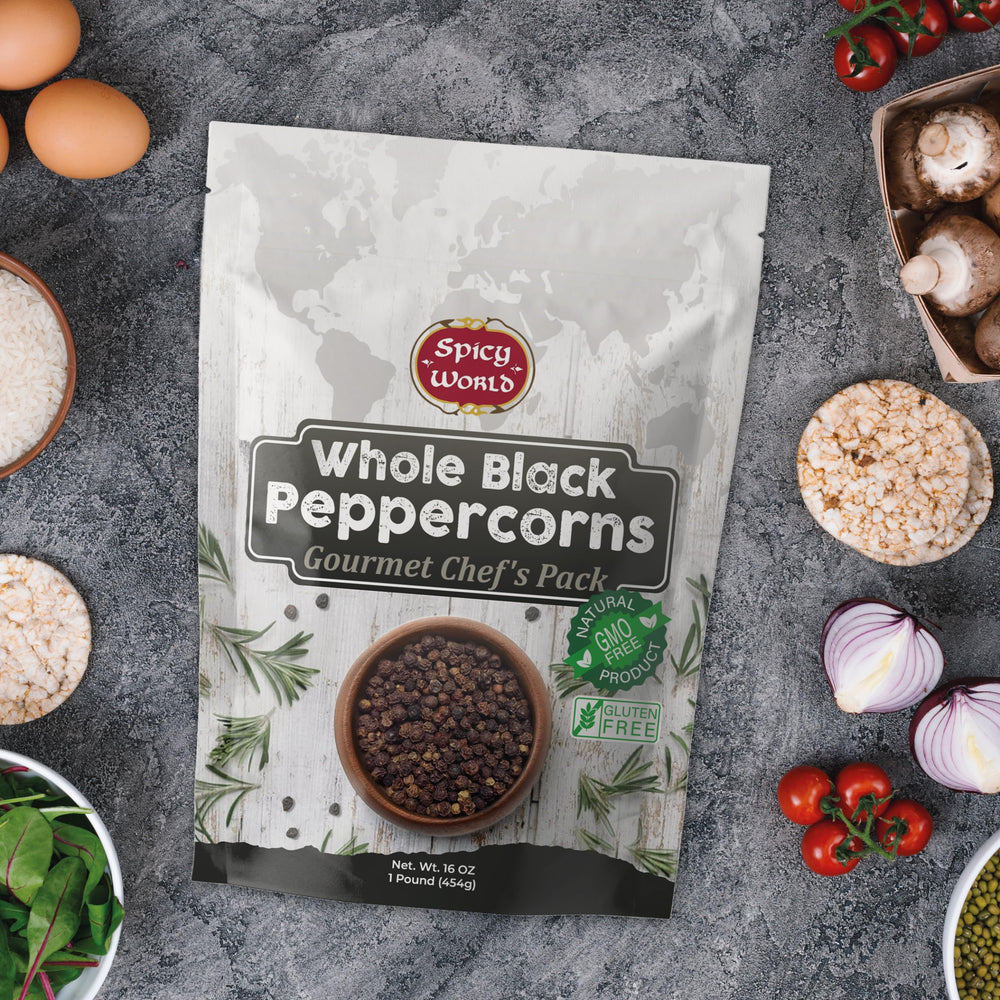 Spicy World peppercorns Vietnam-sourced for authentic spice notes.