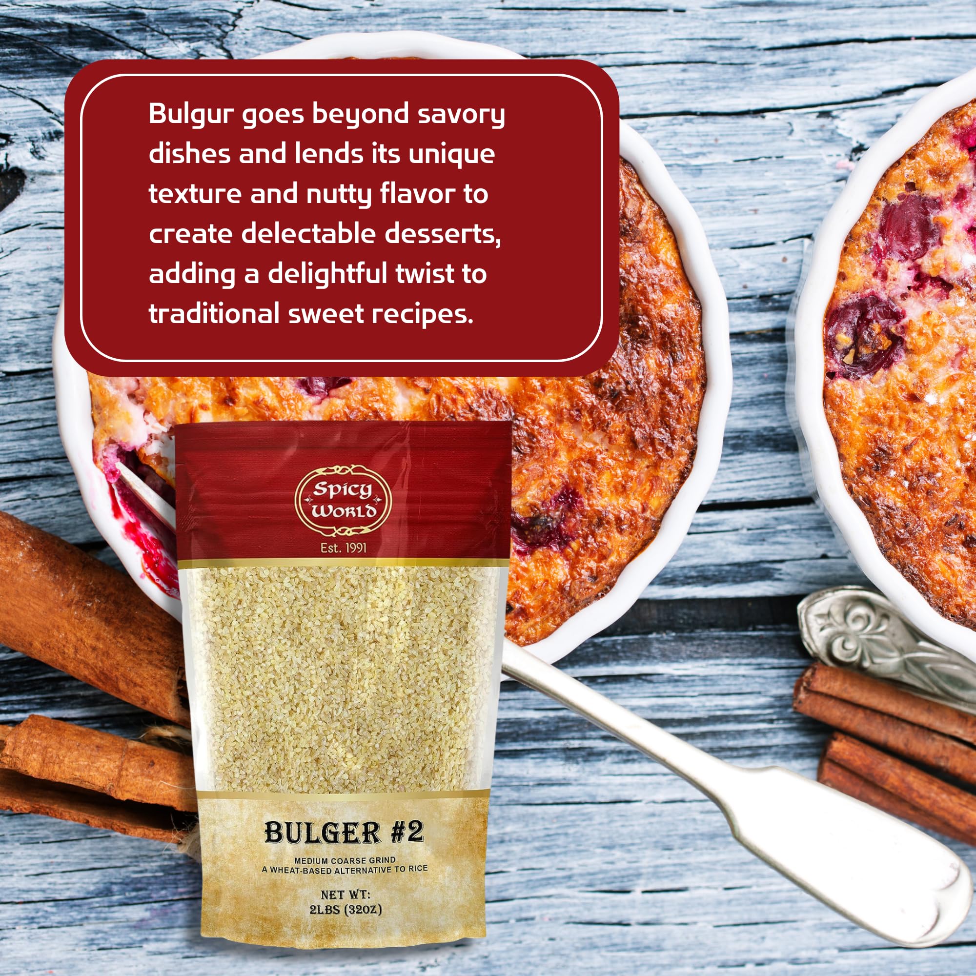 Spicy World bulgur-wheat-stuffing-ingredient perfect for stuffing dishes