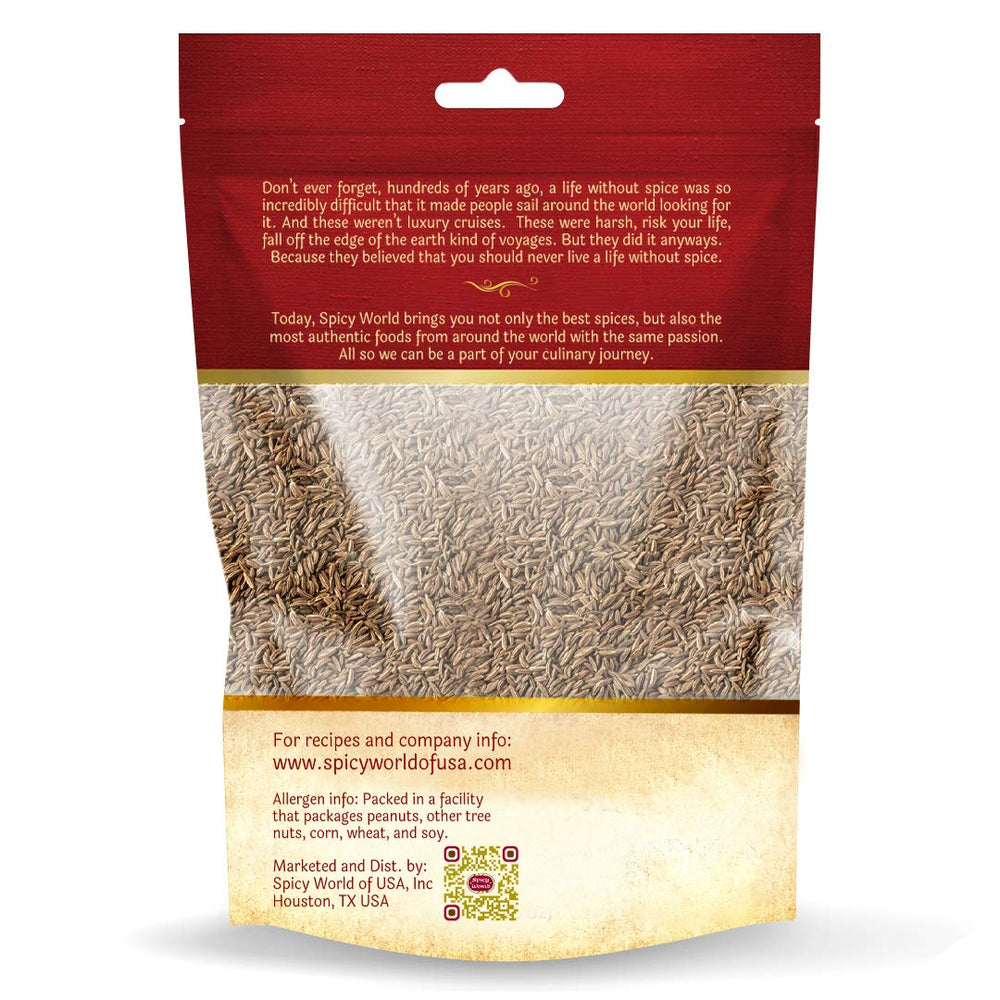 Spicy World caraway seeds with spice mill, ready for fresh seasoning.