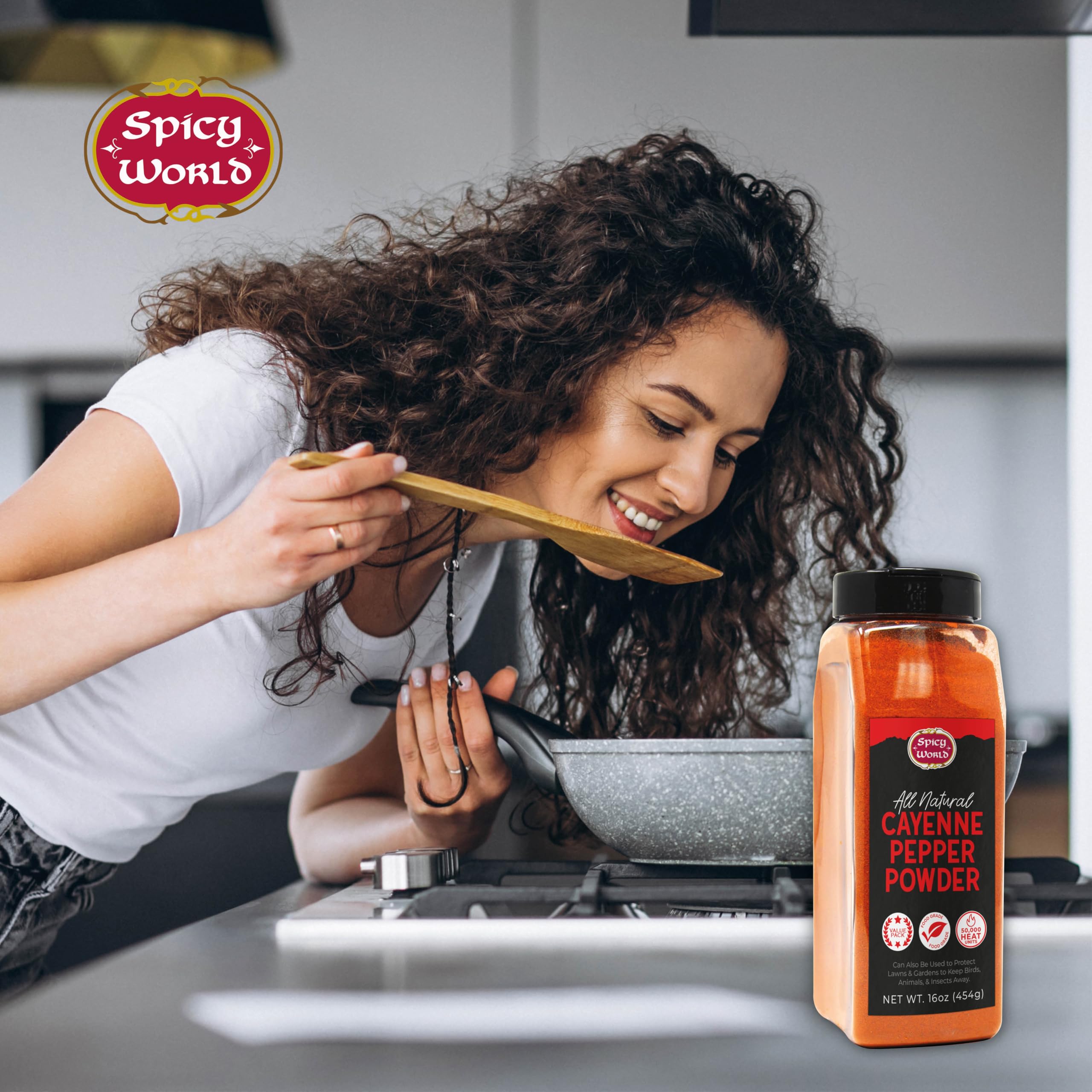Garden-use cayenne powder as a natural pest deterrent