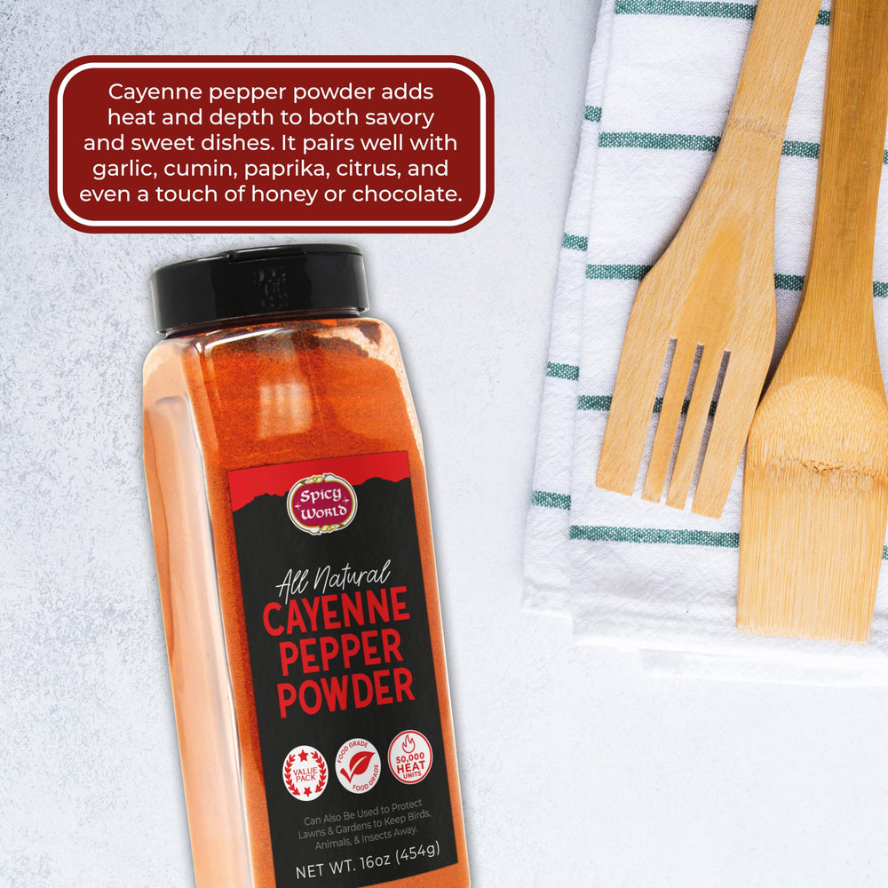 Product of India cayenne pepper powder origin mark