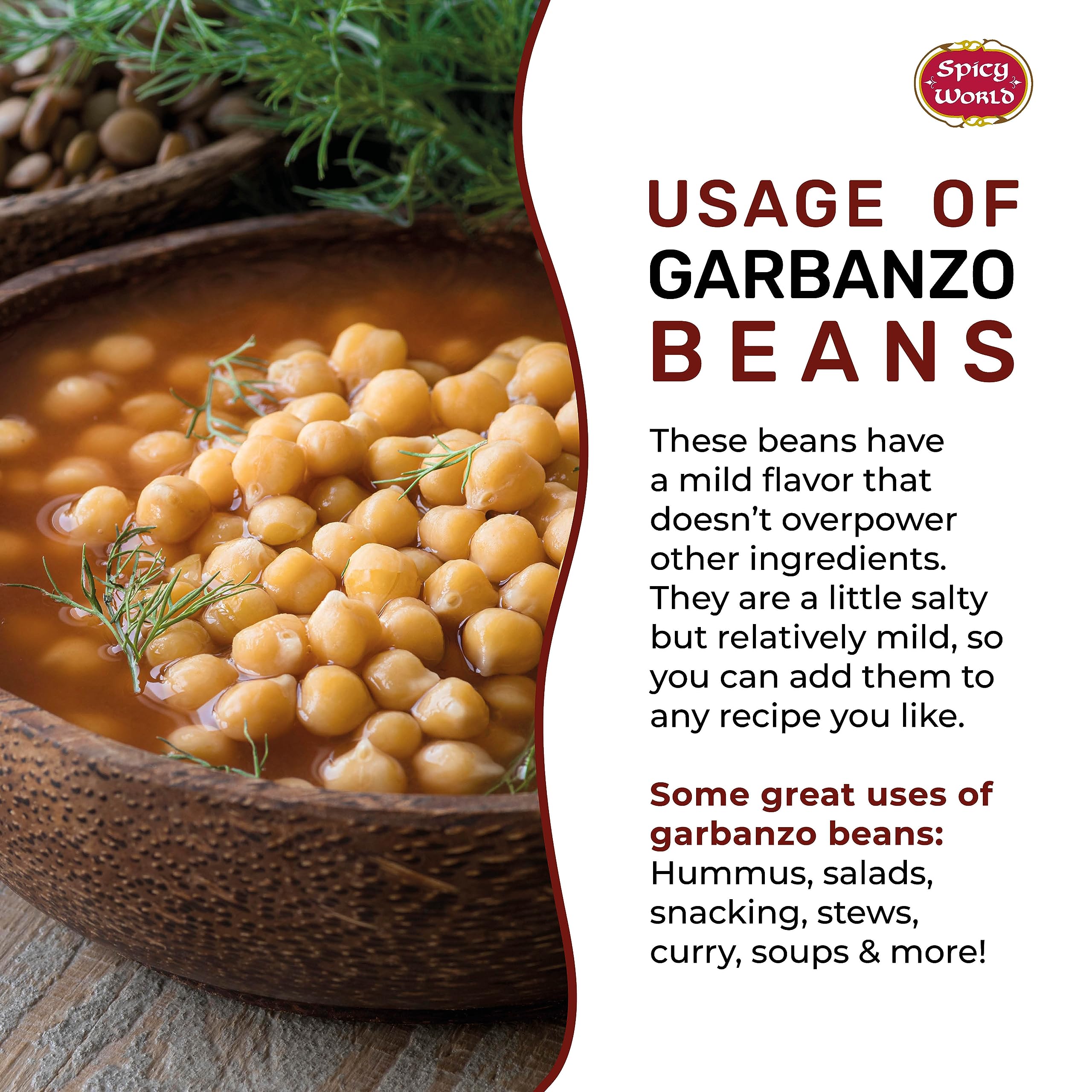 Spicy World chickpeas cooking in a pot ready for stews or curries