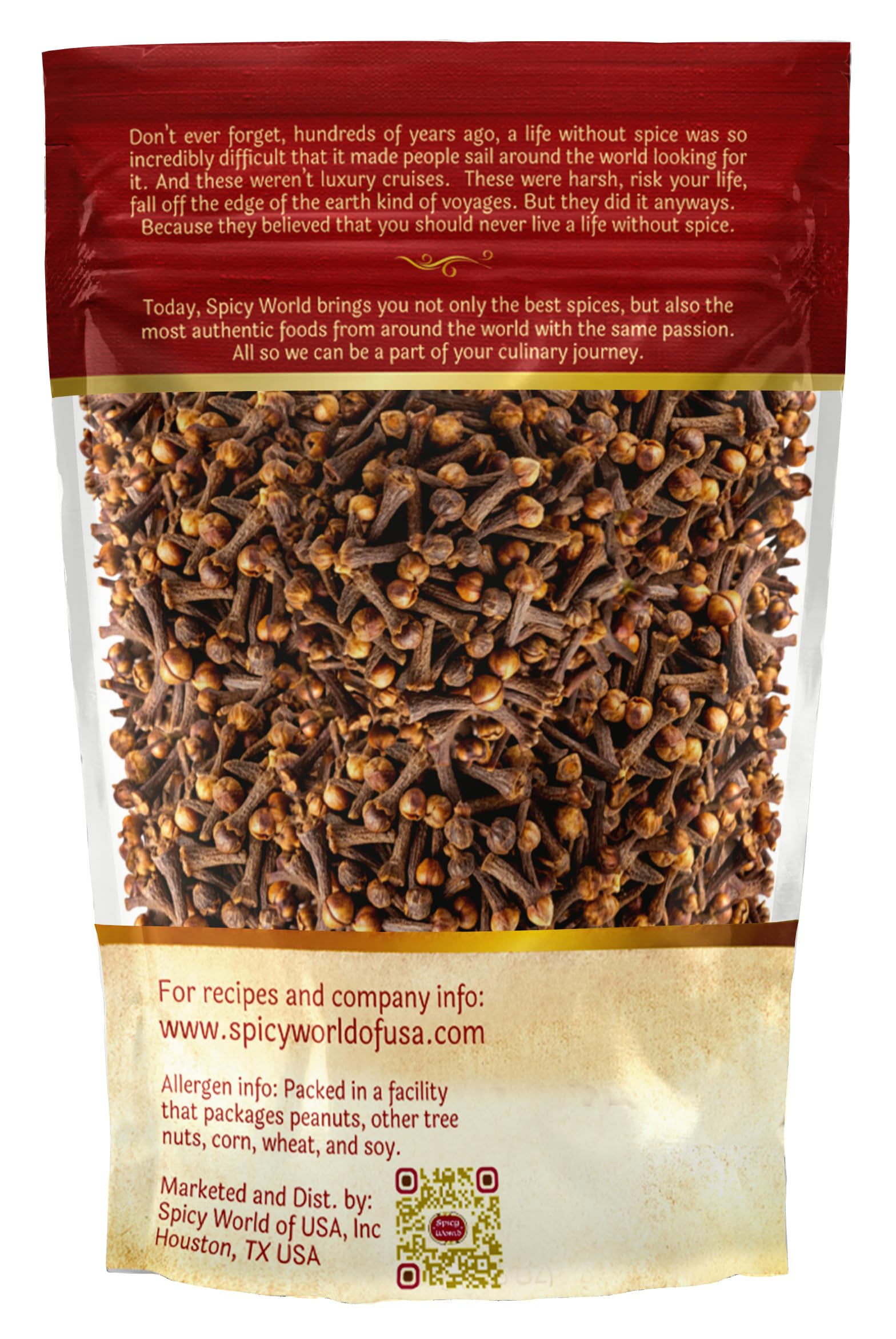 Spicy World ground cloves ready to use in pastries and recipes