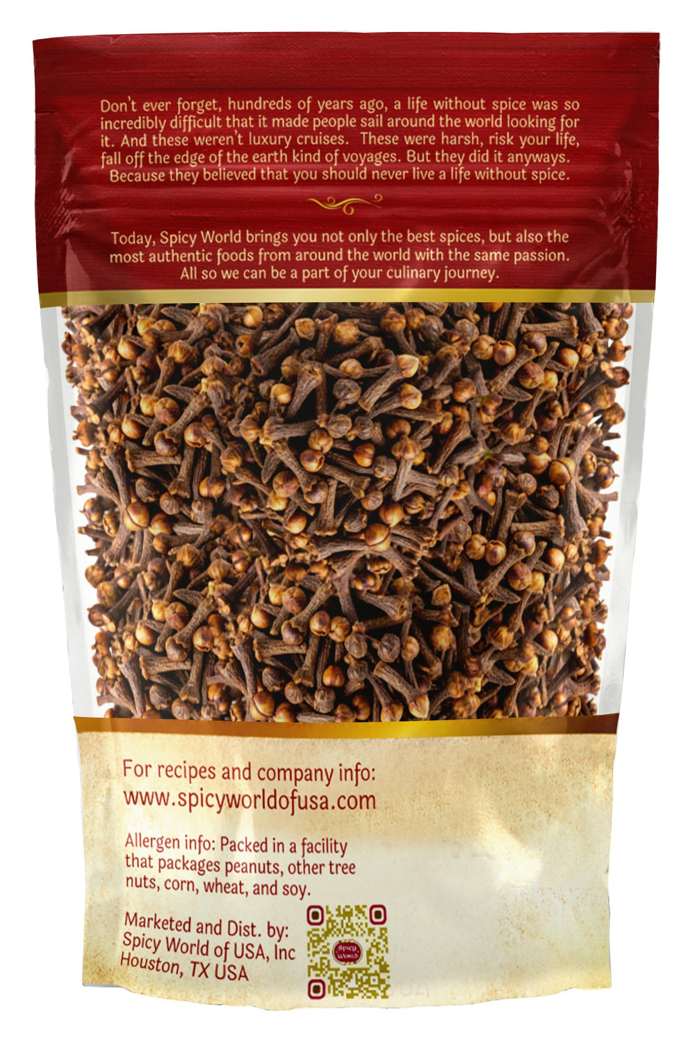 Spicy World ground cloves ready to use in pastries and recipes