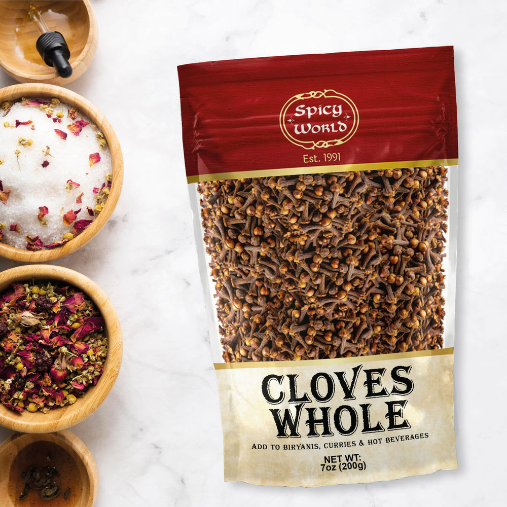 Cloves in tea brew by Spicy World for a warm aromatic cup