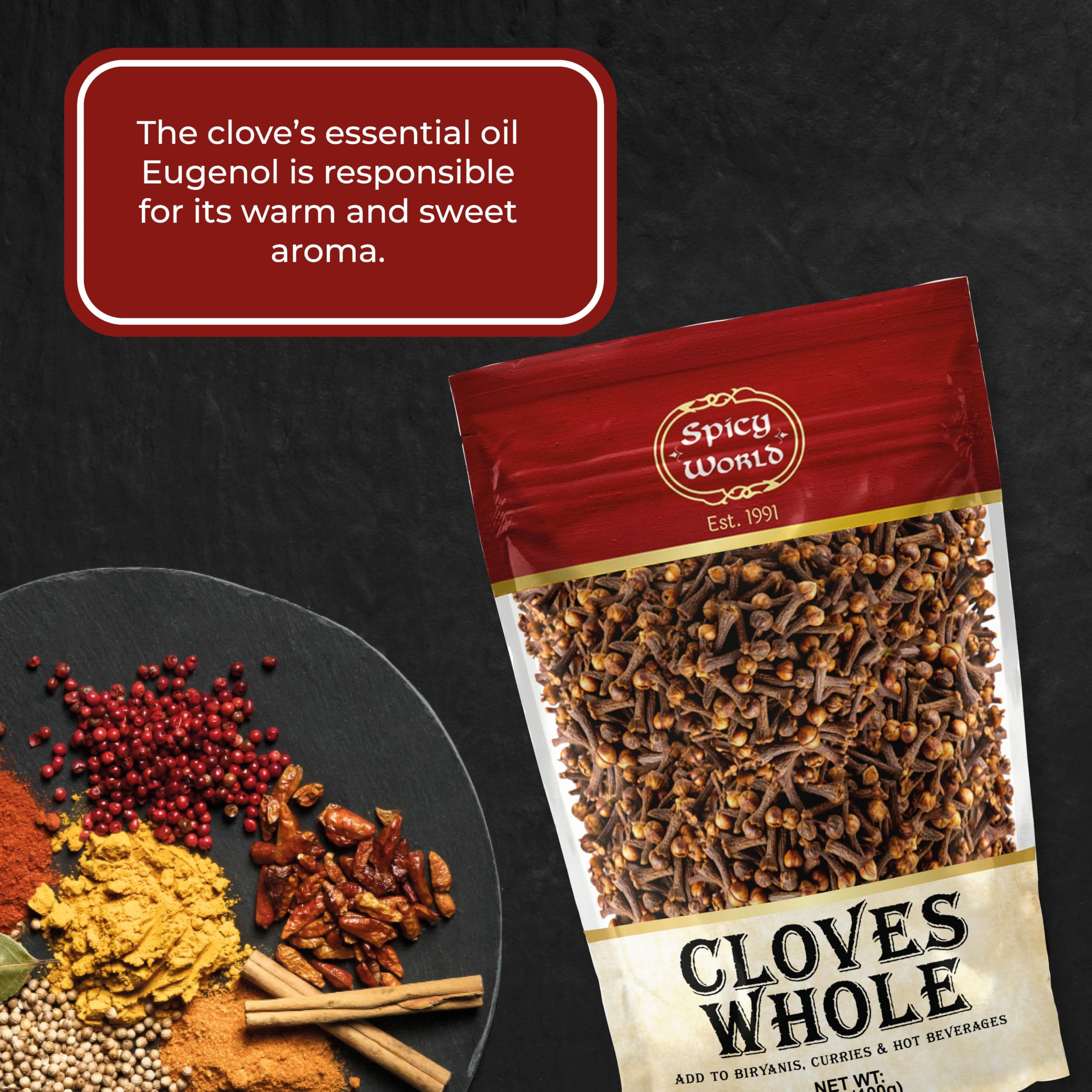Spicy World cloves enhance pickles and curries with savory warmth