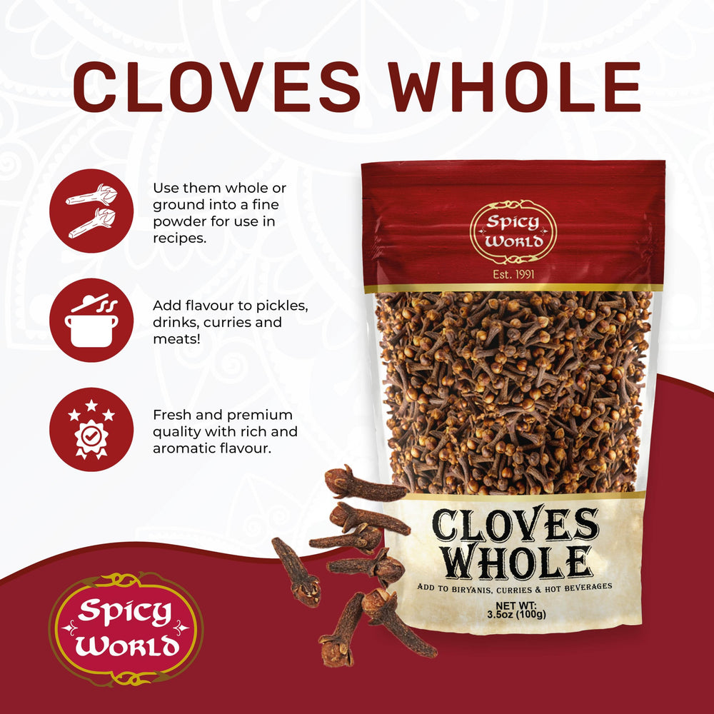 Spicy World cloves added to tea for a fragrant, warming infusion
