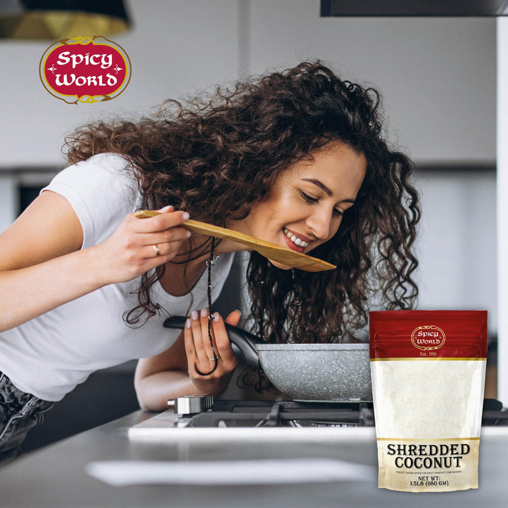 Spicy World desiccated coconut powder topping for desserts