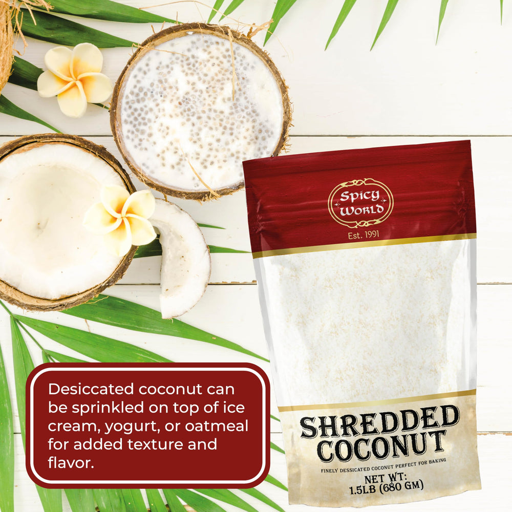 Spicy World coconut powder rich in minerals and fiber