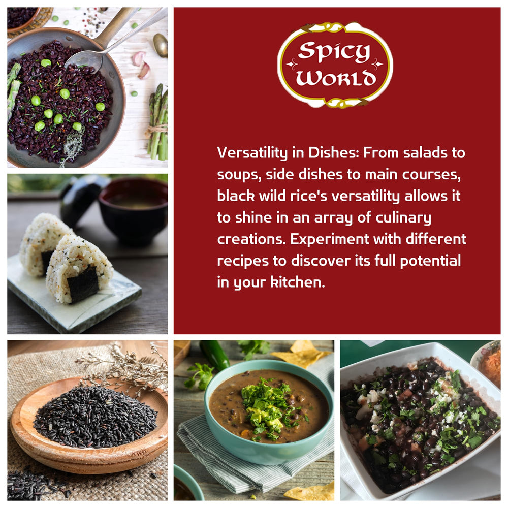 Cooked wild rice pilaf served on a modern table for elegant dinners