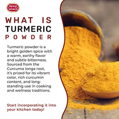 Spicy World curcuma longa powder bottle for everyday cooking.