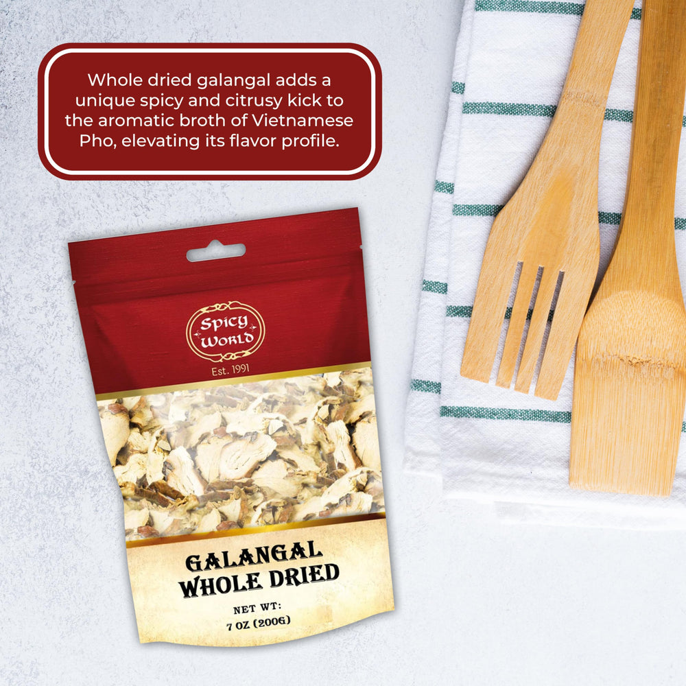 Aromas of dried galangal from Spicy World