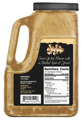 Bulk packaging of Spicy World Ginger Powder saves space and lowers cost per use.