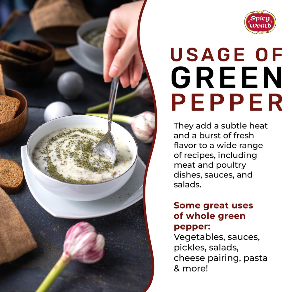 Spicy World green peppercorns ideal for Thai recipes, adding brightness and depth