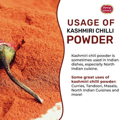 Spicy World Kashmiri chili powder adds color depth to curries and tikka