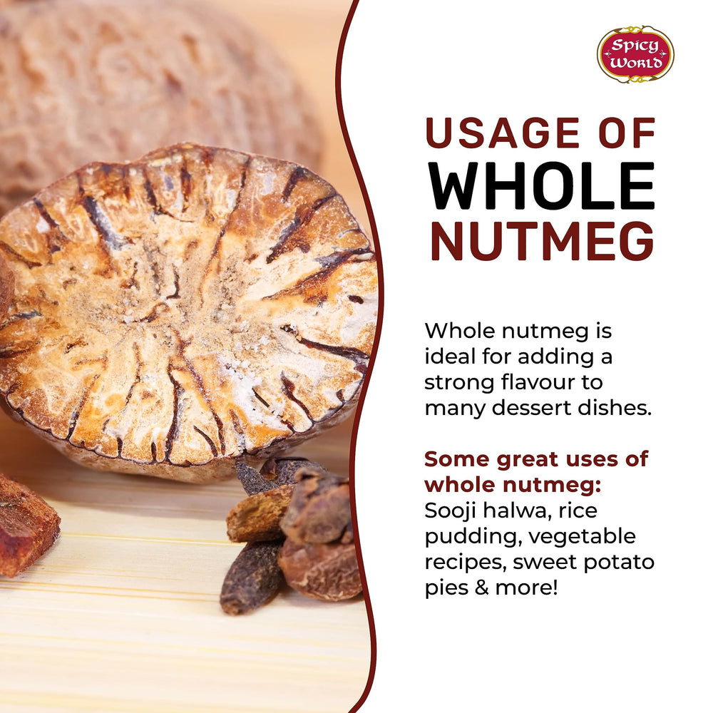 Spicy World Nutmeg Grater-Ready image demonstrates easy, fresh grating at home.