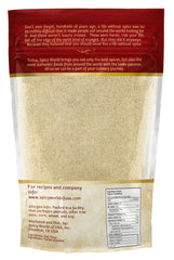 Spicy World Oat Flour measuring cup showing precise portions for baking
