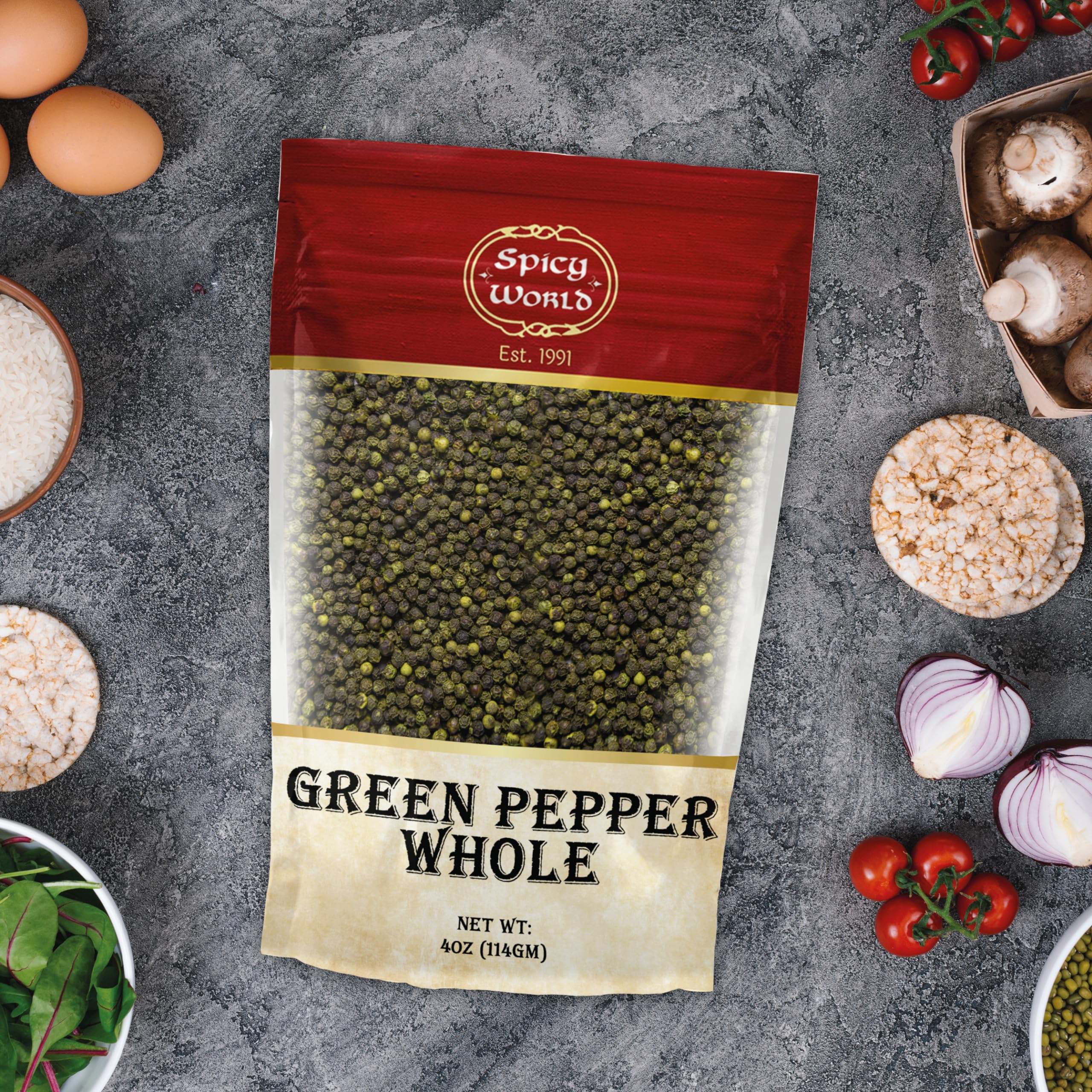 Spicy World packaged fresh in the USA to ensure quick kitchen access