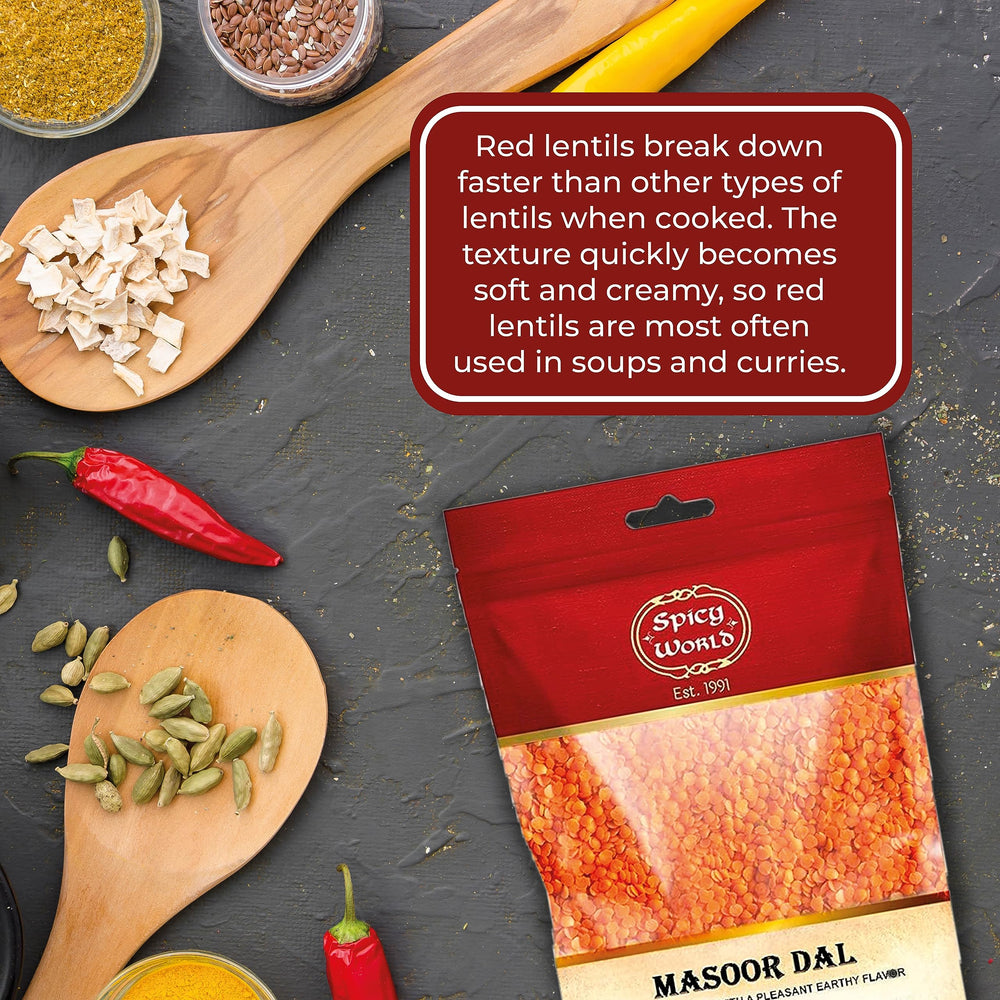 Spicy World packaging close-up shows freshness seal.