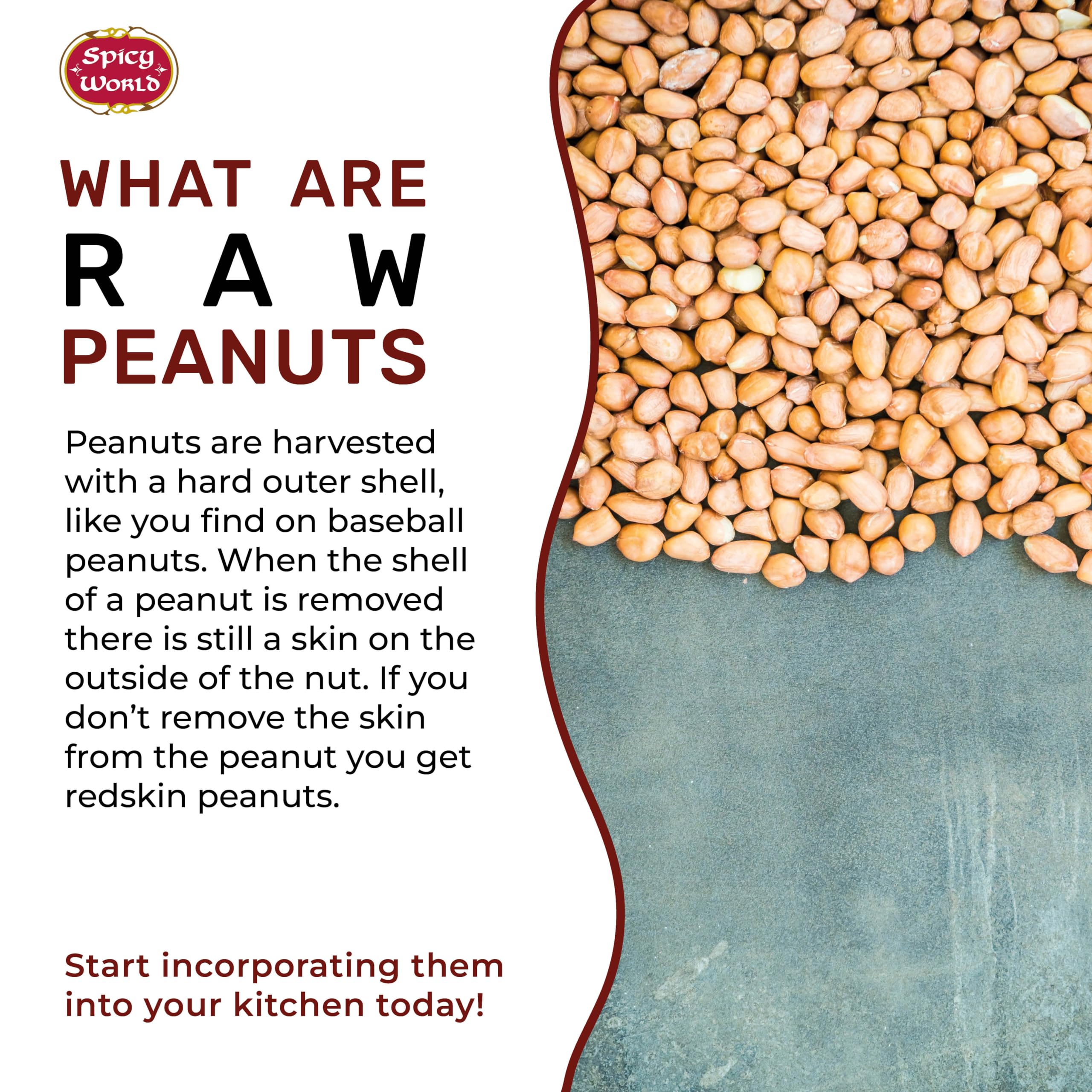Spicy World Texas-grown peanuts field view for fresh flavor.