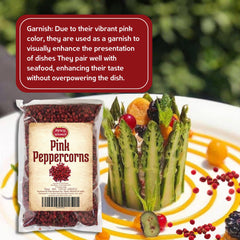 Spicy World Pink Peppercorns are Non-GMO for clean flavor.