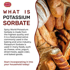 Spicy World potassium sorbate wine-stabilizing action shows stable flavors.