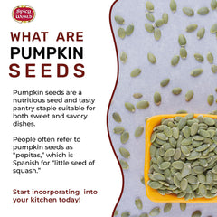 Spicy World shelled pumpkin seeds closeup AAA grade quality for versatile use