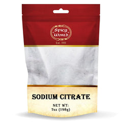 Spicy World sodium citrate powder package for versatile flavor and texture enhancement
